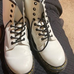 size 9, barely worn doc martens